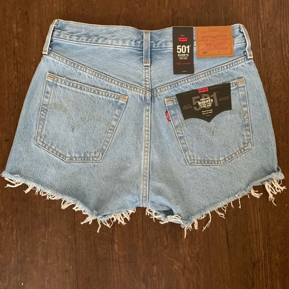 Women’s Levi’s 501 High Rise Shorts Size 27 NWT - Picture 3 of 5